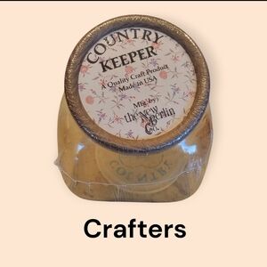 Country Keeper Large Canister New Berlin Co‎ NOS USA